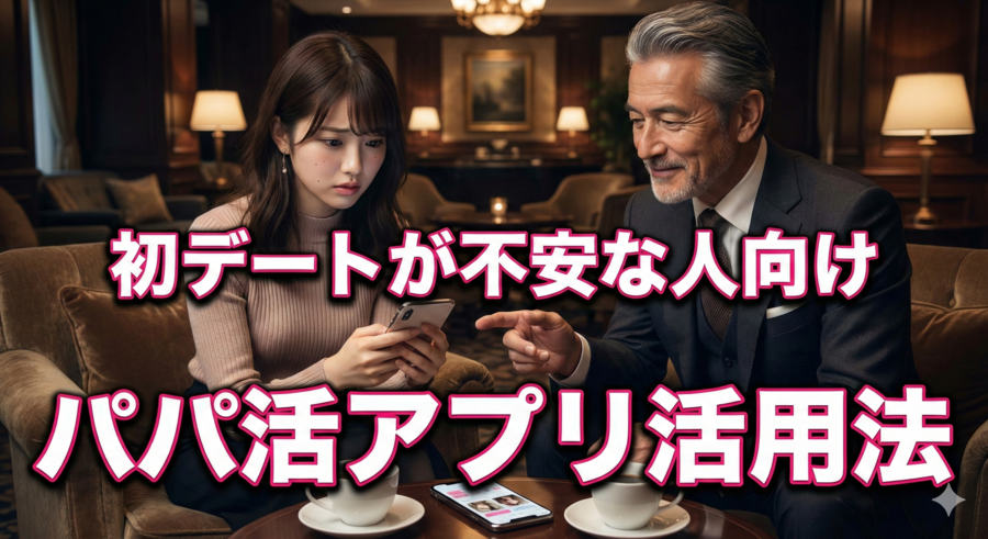 初デートが不安な人向けパパ活アプリ活用法